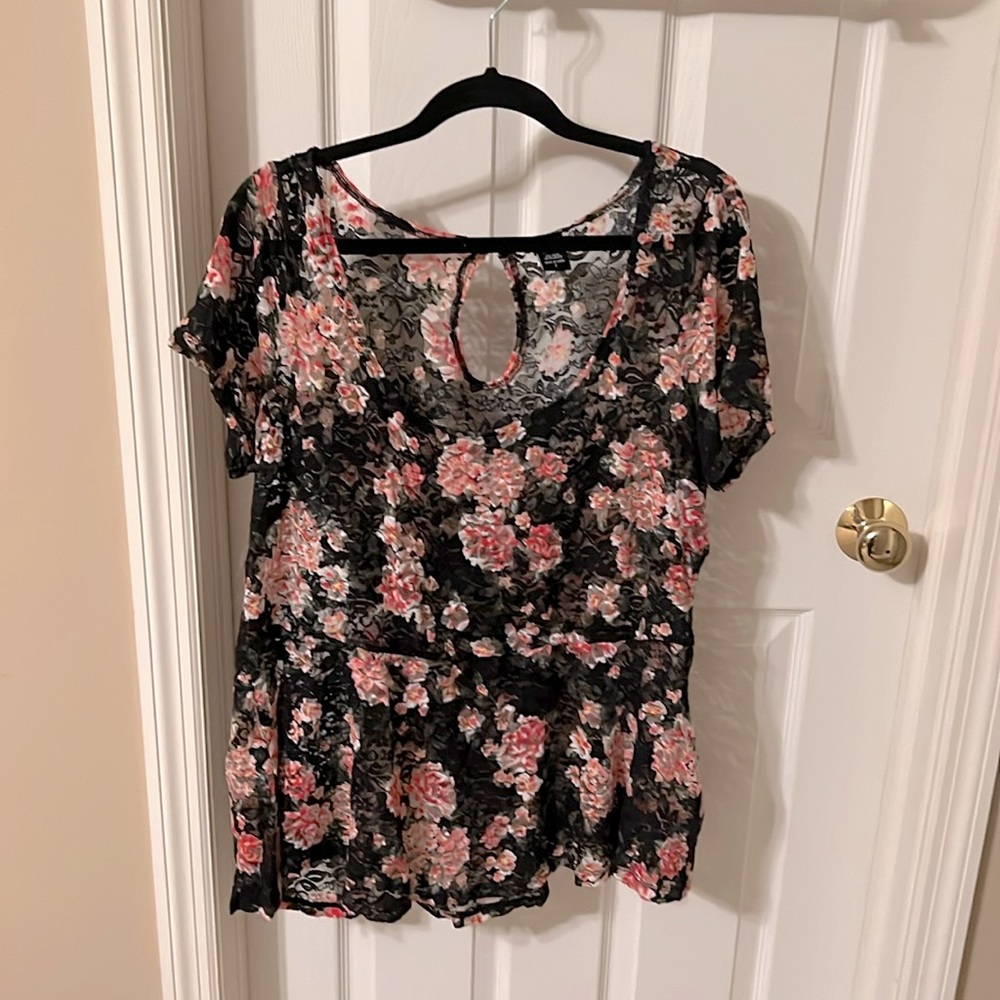 Torrid lacy shirt